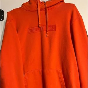 Orange american eagle hoodie